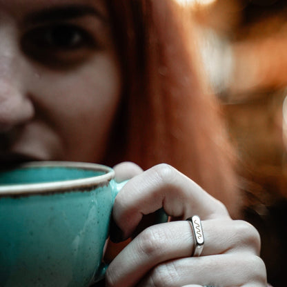 Engravable Bar Ring