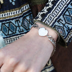 Engravable Heart Bracelet