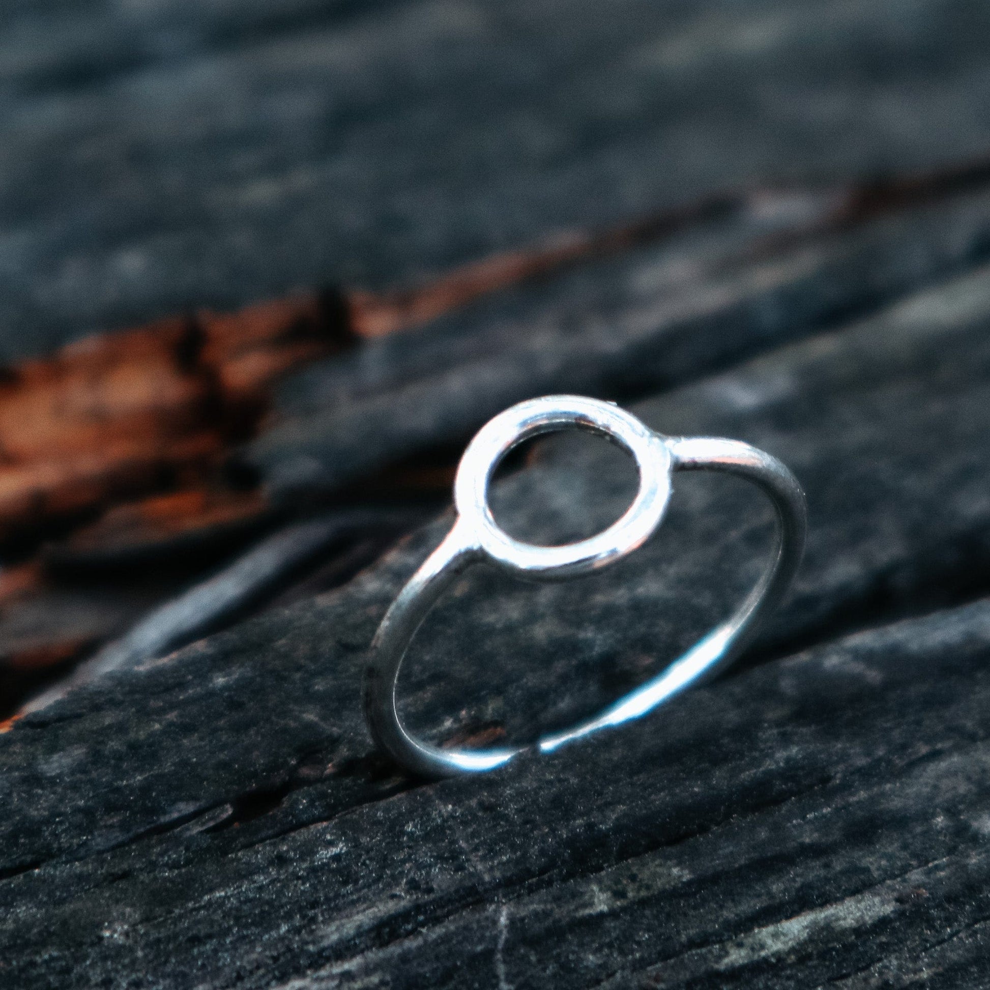 Ethnic ring Circle Silver Ring