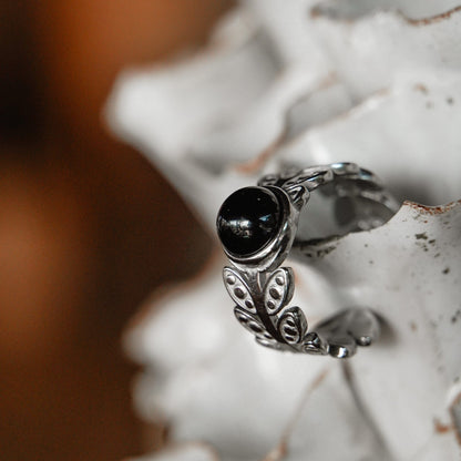 Olive Nightfall Ring