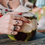 Rings Flora Gem Ring
