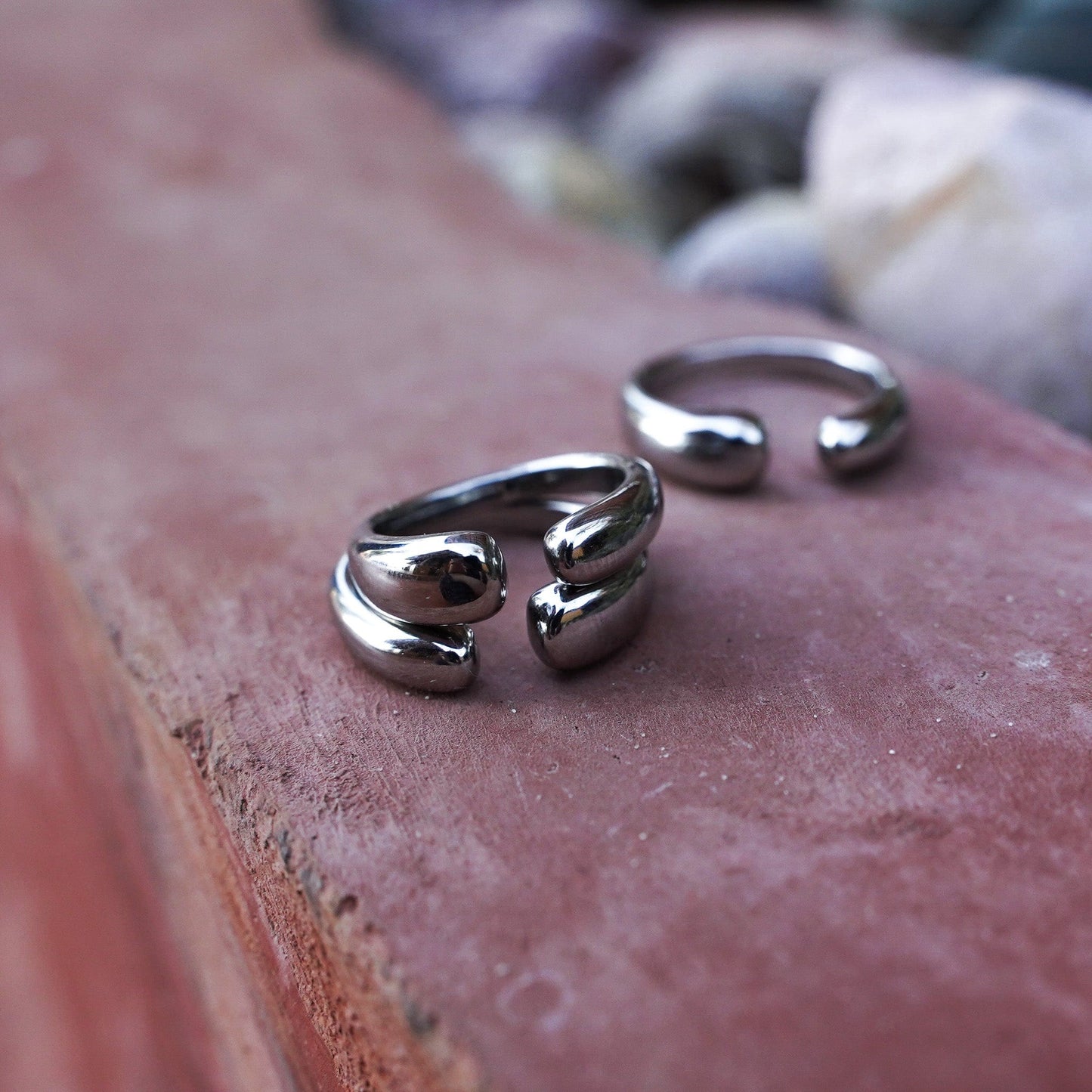 Rings Stackable Silhuette Ring