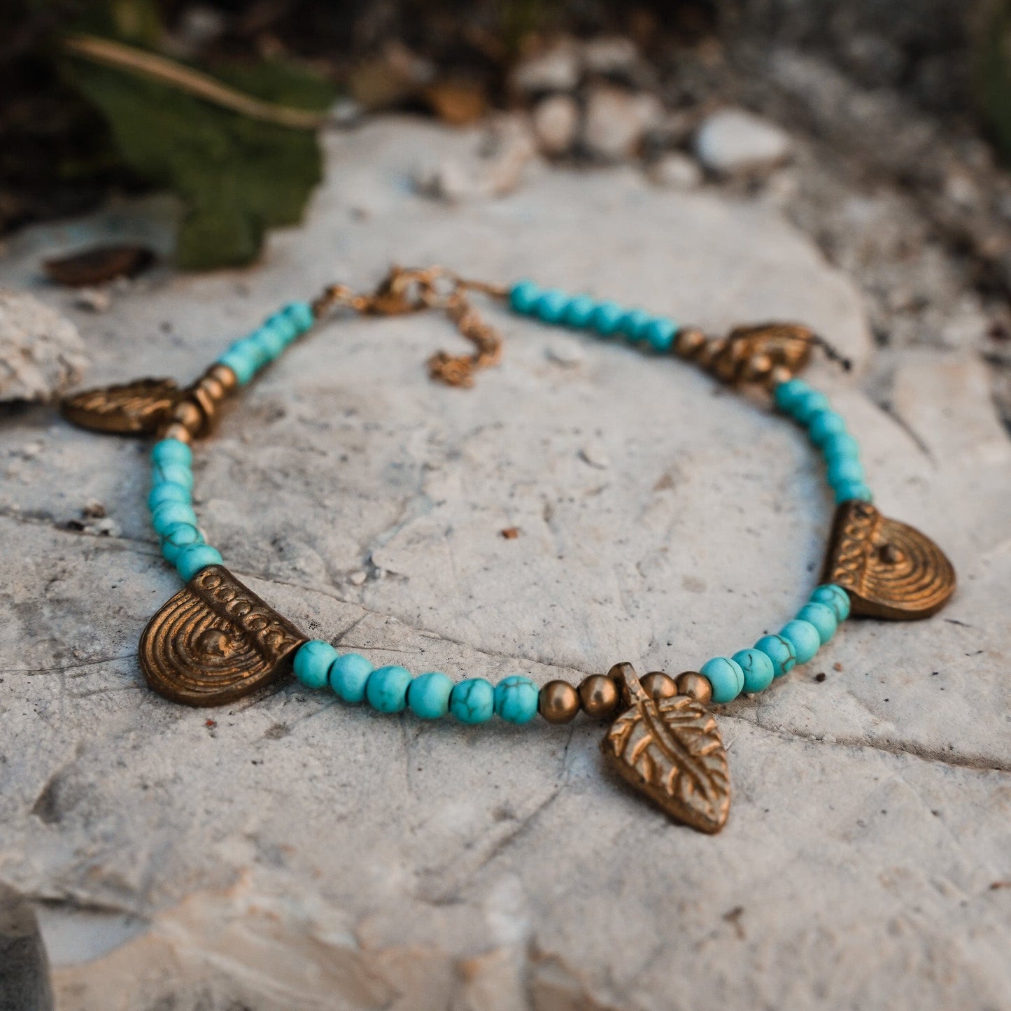 Sandy Blue Anklet