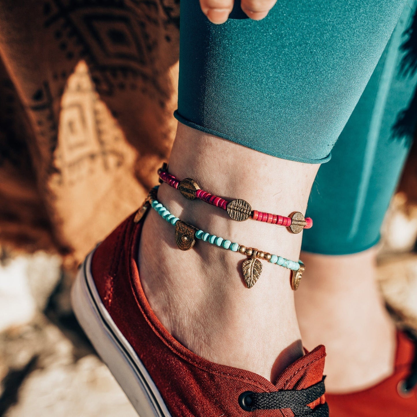 Sandy Blue Anklet