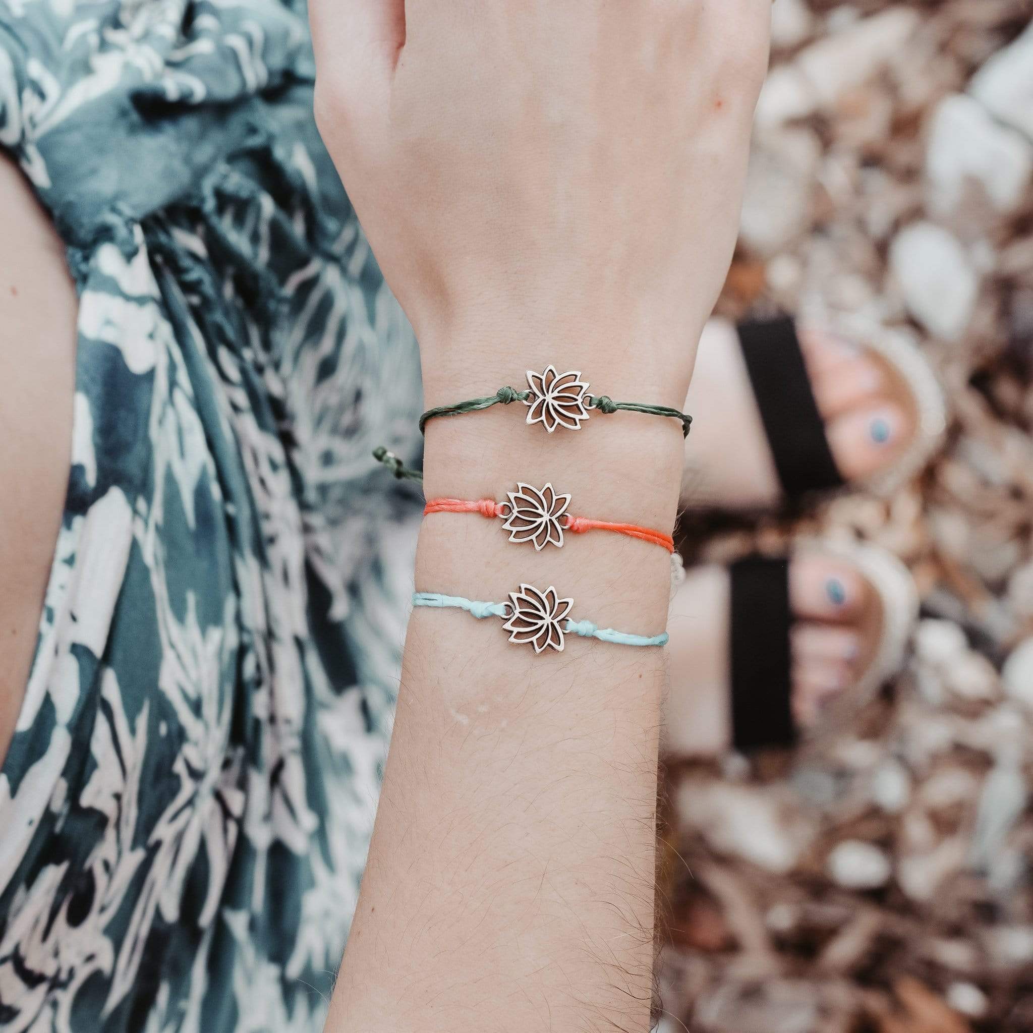 Macrame bracelet Lotus Bracelet